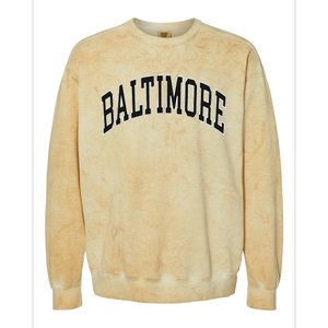 Baltimore Maryland Colorblast Crewneck Sweatshirt