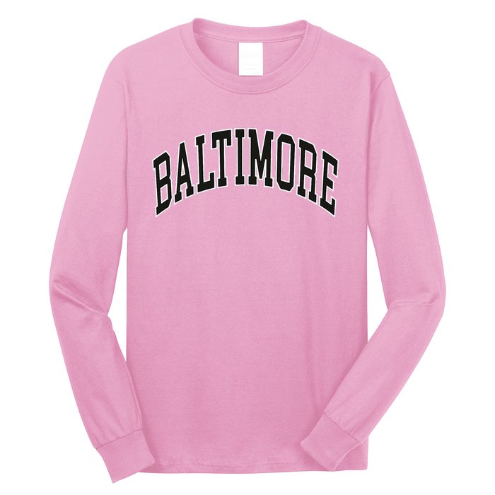 Baltimore Maryland Long Sleeve Shirt