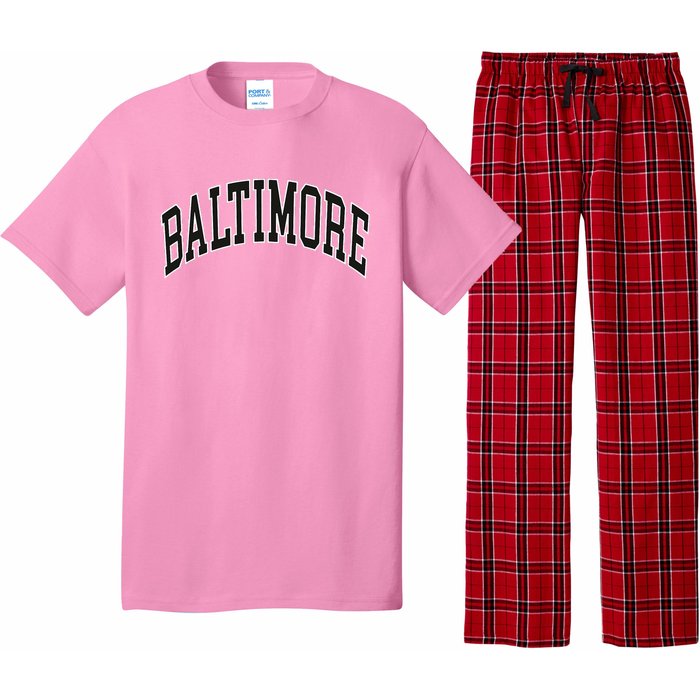 Baltimore Maryland Pajama Set