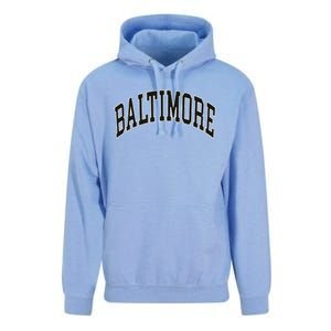 Baltimore Maryland Unisex Surf Hoodie