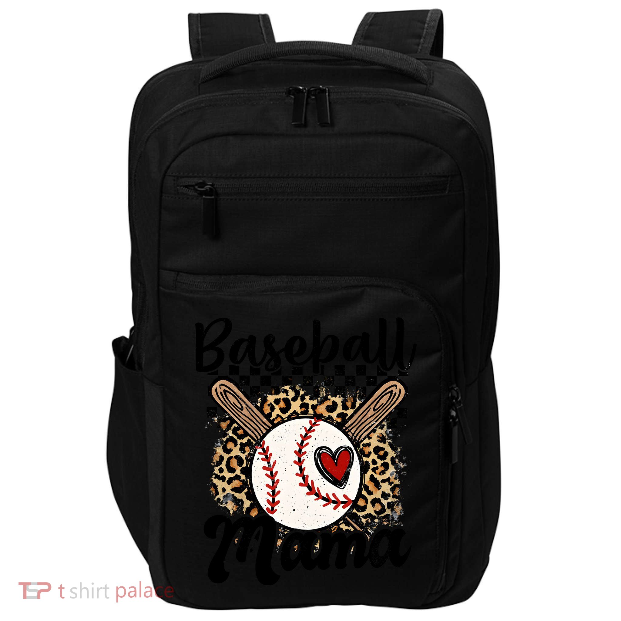 Baseball Mama Baseball Mom Family Funny Impact Tech Backpack