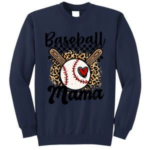 Baseball Mama Baseball Mom Family Funny Tall Sweatshirt