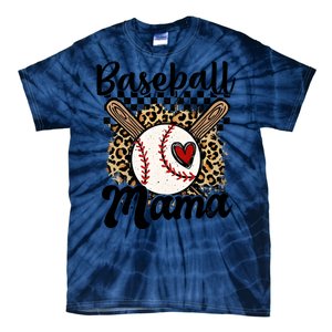 Baseball Mama Baseball Mom Family Funny Tie-Dye T-Shirt