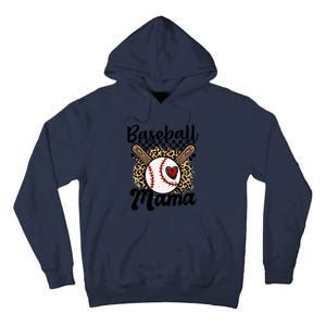 Baseball Mama Baseball Mom Family Funny Tall Hoodie