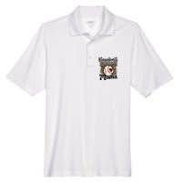 Baseball Mama Baseball Mom Family Funny Men's Origin Performance Pique Polo