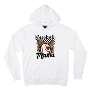 Baseball Mama Baseball Mom Family Funny Hoodie