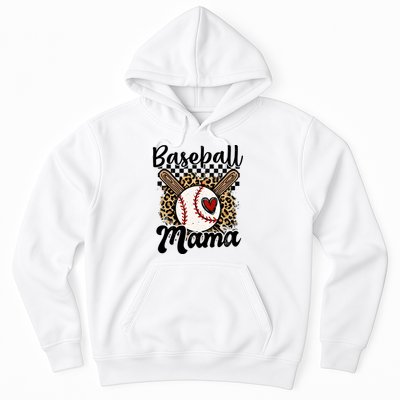 Baseball Mama Baseball Mom Family Funny Hoodie