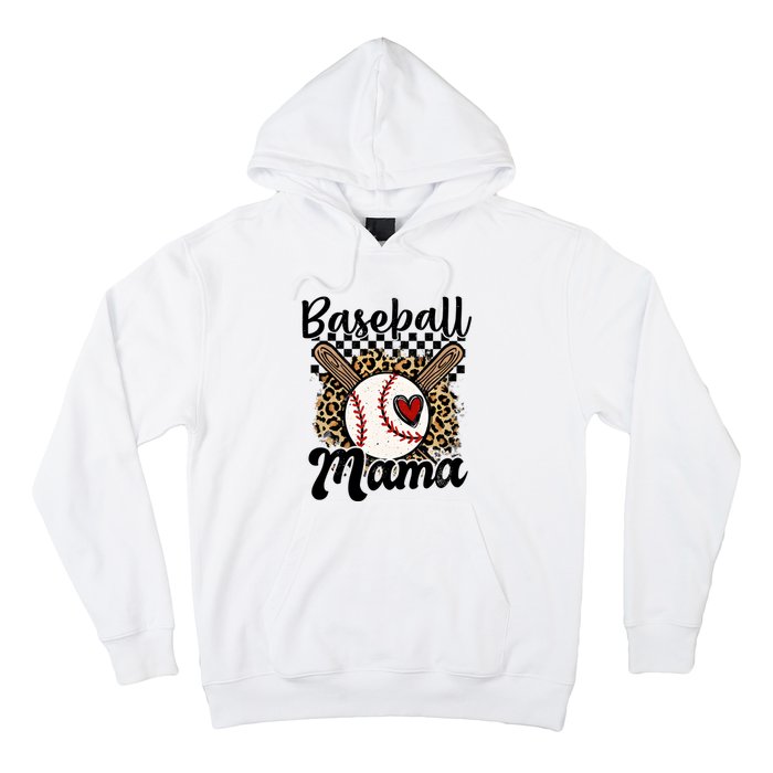 Baseball Mama Baseball Mom Family Funny Hoodie