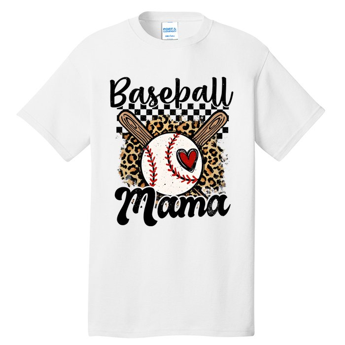 Baseball Mama Baseball Mom Family Funny Tall T-Shirt