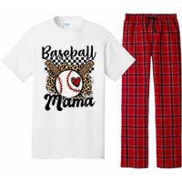 Baseball Mama Baseball Mom Family Funny Pajama Set