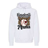 Baseball Mama Baseball Mom Family Funny Premium Hoodie