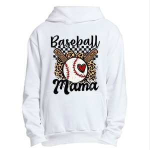 Baseball Mama Baseball Mom Family Funny Urban Pullover Hoodie