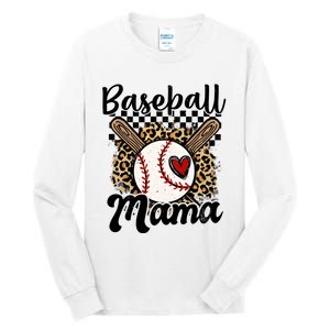 Baseball Mama Baseball Mom Family Funny Tall Long Sleeve T-Shirt