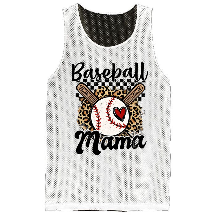 Baseball Mama Baseball Mom Family Funny Mesh Reversible Basketball Jersey Tank