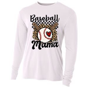 Baseball Mama Baseball Mom Family Funny Cooling Performance Long Sleeve Crew