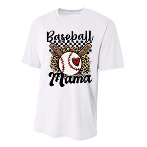 Baseball Mama Baseball Mom Family Funny Performance Sprint T-Shirt