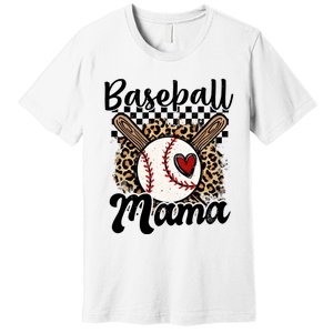 Baseball Mama Baseball Mom Family Funny Premium T-Shirt