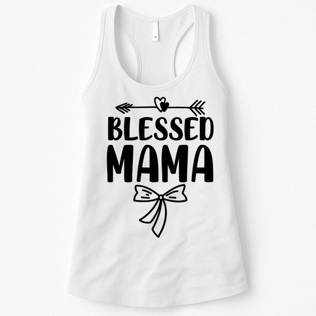Blessed Mama Womens Tank Top