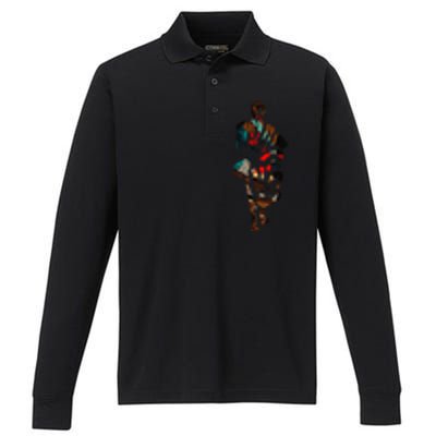 Buddhist Monks Performance Long Sleeve Polo