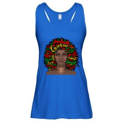 Black Messy Bun Juneteenth Blm Celebrate Independence Cool Gift Ladies Essential Flowy Tank