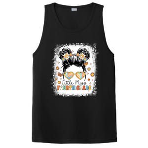 Bleached Messy Bun Cute Little Miss Fourth Grade Groovy Great Gift PosiCharge Competitor Tank