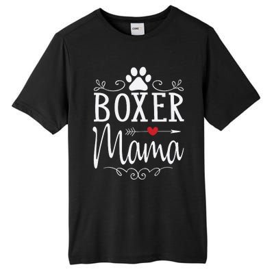 Boxer Mama Boxer Dog Gift For Boxer Lover Tall Fusion ChromaSoft Performance T-Shirt