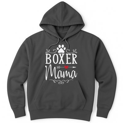 Boxer Mama Boxer Dog Gift For Boxer Lover Hoodie