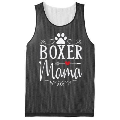 Boxer Mama Boxer Dog Gift For Boxer Lover Mesh Reversible Basketball Jersey Tank