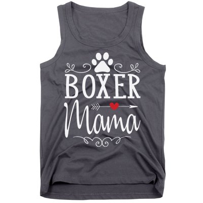 Boxer Mama Boxer Dog Gift For Boxer Lover Tank Top