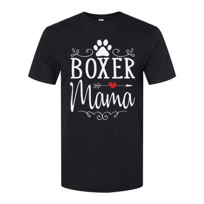 Boxer Mama Boxer Dog Gift For Boxer Lover Softstyle CVC T-Shirt