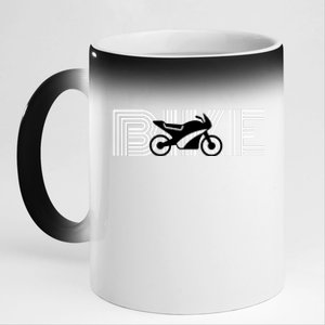 Bike Motorcyclist BIKE With Motorcycle 11oz Black Color Changing Mug