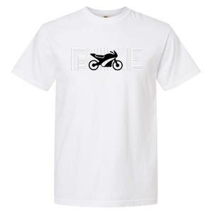 Bike Motorcyclist BIKE With Motorcycle Garment-Dyed Heavyweight T-Shirt