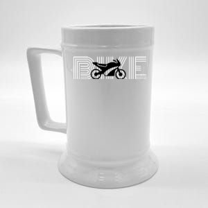 Bike Motorcyclist BIKE With Motorcycle Beer Stein