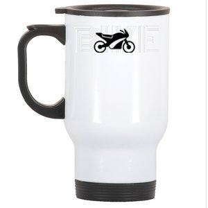 Bike Motorcyclist BIKE With Motorcycle Stainless Steel Travel Mug