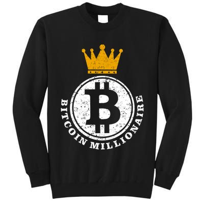 Bitcoin Millionare Tall Sweatshirt