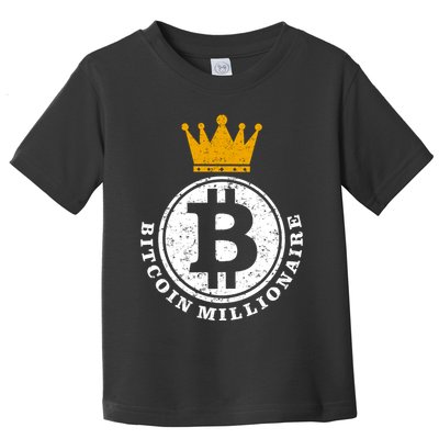 Bitcoin Millionare Toddler T-Shirt