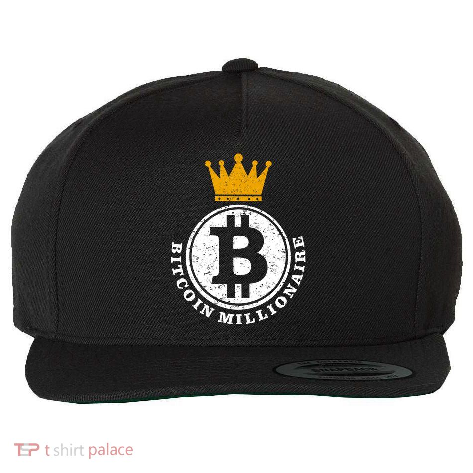 Bitcoin Millionare Wool Snapback Cap
