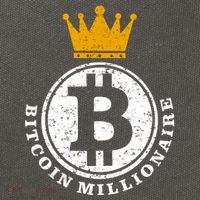 Bitcoin Millionare Cotton Canvas Backpack