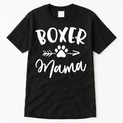 Boxer Mama Boxer Lover Owner Gift Boxer Dog Mom Tall T-Shirt