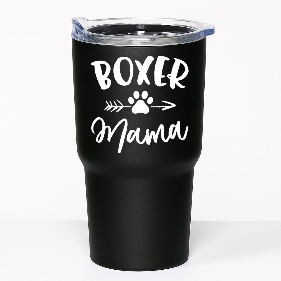 Boxer Mama Boxer Lover Owner Gift Boxer Dog Mom Tumbler