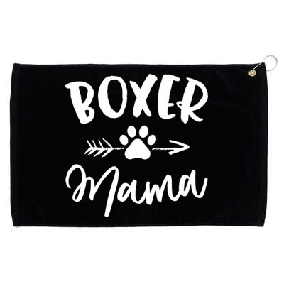 Boxer Mama Boxer Lover Owner Gift Boxer Dog Mom Grommeted Golf Towel