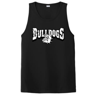 Bulldogs Mascot Back To School Team Spirit PosiCharge Competitor Tank