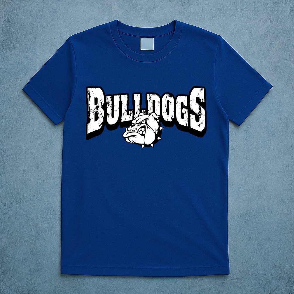 Bulldogs Mascot Back To School Team Spirit T-Shirt