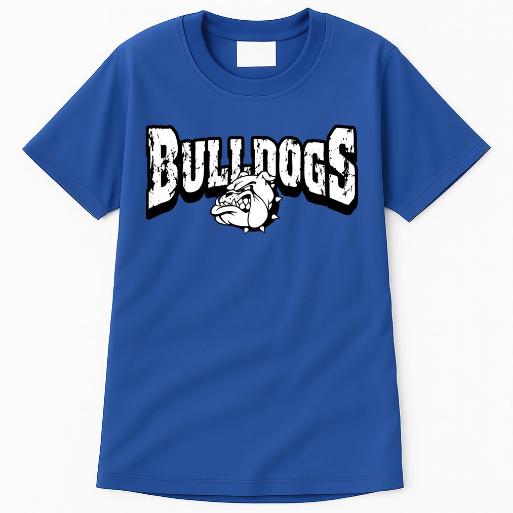 Bulldogs Mascot Back To School Team Spirit Tall T-Shirt