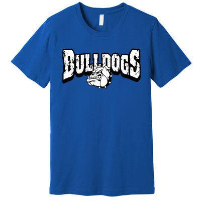 Bulldogs Mascot Back To School Team Spirit Premium T-Shirt