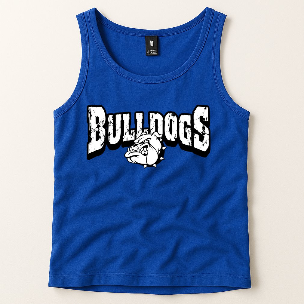 Bulldogs Mascot Back To School Team Spirit Tank Top