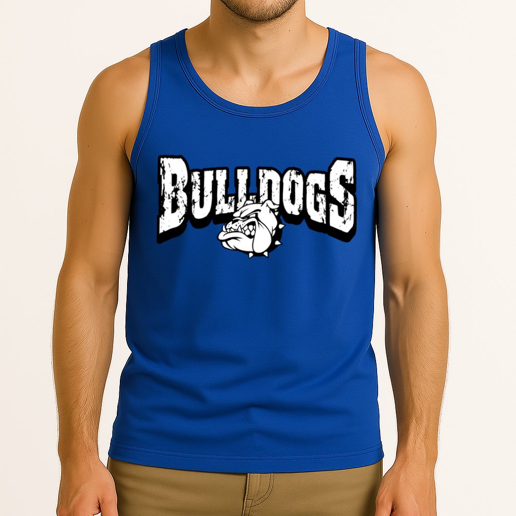 Bulldogs Mascot Back To School Team Spirit Tank Top