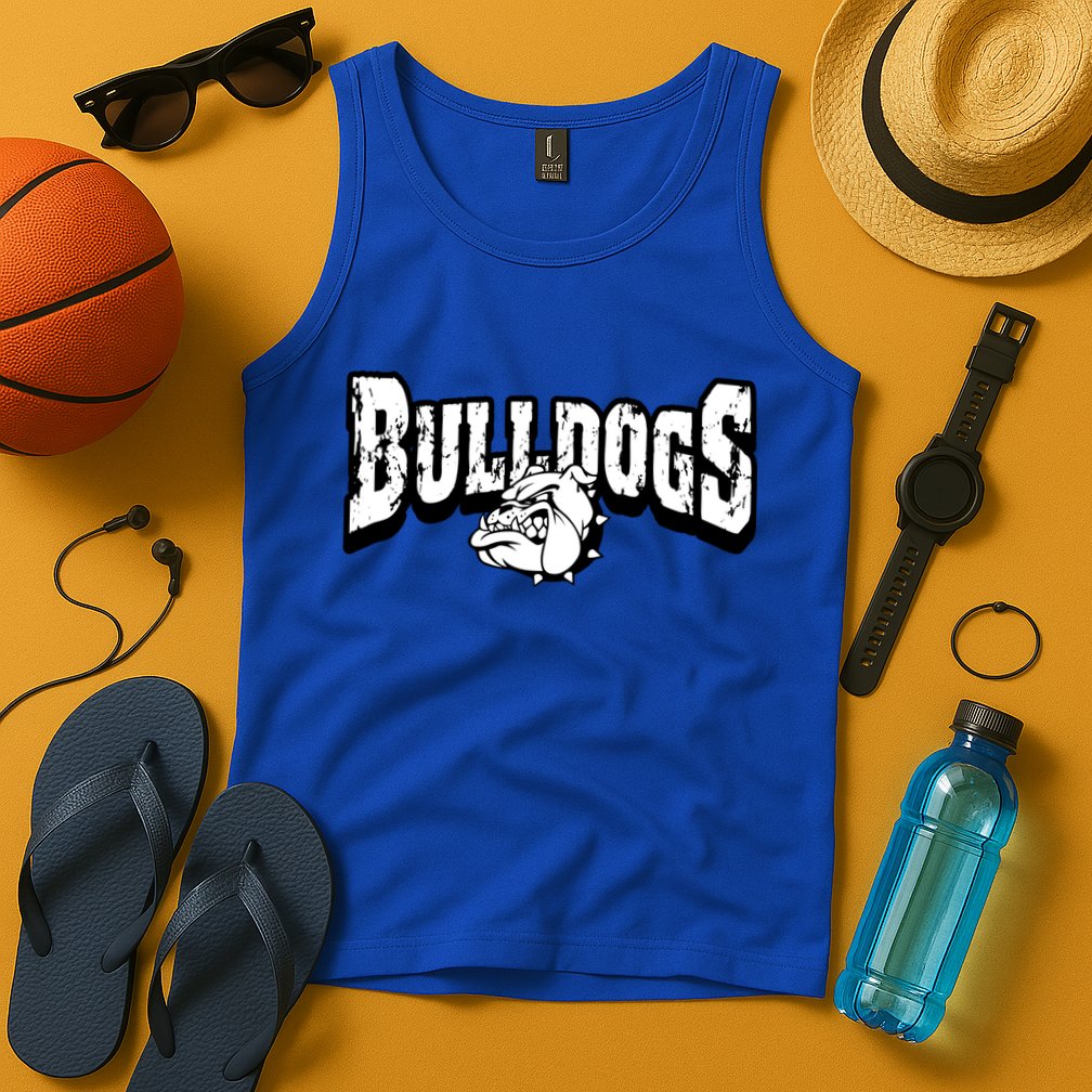 Bulldogs Mascot Back To School Team Spirit Tank Top
