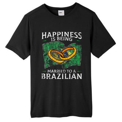 Brazilian Marriage Brazil Married Flag Wedded Culture Tall Fusion ChromaSoft Performance T-Shirt