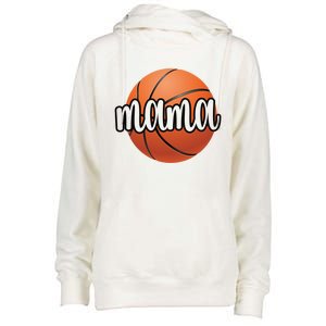 Basketball Mama Basketball Mom Of A Basketball Player Cool Gift Womens Funnel Neck Pullover Hood